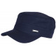 Casquette Militaire Bleue Marine Army en Coton Tendance Clyff CASQUETTES Léon montane