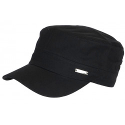 Casquette Militaire Noire Army en Coton Tendance Clyff CASQUETTES Léon montane