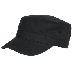 Casquette Armée Noire Militaire en Coton Tendance Kauss CASQUETTES Nyls Création