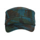 Casquette Militaire Bleue Camouflage Armée en Coton Clyff CASQUETTES Léon montane