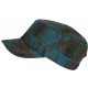 Casquette Militaire Bleue Camouflage Armée en Coton Clyff CASQUETTES Léon montane