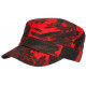 Casquette Militaire Rouge Camouflage Armée en Coton Clyff CASQUETTES Léon montane