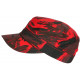 Casquette Militaire Rouge Camouflage Armée en Coton Clyff CASQUETTES Léon montane