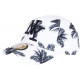 Casquette Enfant Blanche et Noire Tropicale Palmiers NY Baseball Sunrise 7 a 12 ans Casquette Enfant Hip Hop Honour