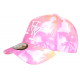 Casquette NY Rose et Orange Palmiers Tropicale Sunrise Baseball CASQUETTES Hip Hop Honour