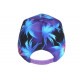 Casquette NY Bleue et Violette Palmiers Tropicale Sunrise Baseball CASQUETTES Hip Hop Honour