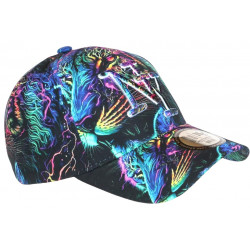 Casquette Enfant Lion Bleue et Rose Originale Wild NY Baseball 7 a 12 ans Casquette Enfant Hip Hop Honour