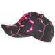 Casquette Enfant Rose et Noire Originale Badyx NY Baseball de 7 à 12 ans Casquette Enfant Hip Hop Honour