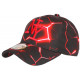 Casquette NY Rouge et Noire Streetwear Originale Baseball Badyx CASQUETTES Hip Hop Honour