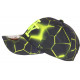 Casquette NY Jaune Fluo et Bleue Streetwear Originale Baseball Badyx CASQUETTES Hip Hop Honour