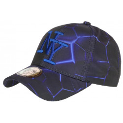 Casquette Enfant Bleue et Violette Originale Badyx NY Baseball de 7 à 12 ans Casquette Enfant Hip Hop Honour