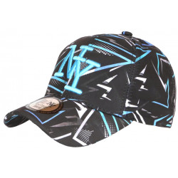 Casquette NY Bleue et Noire Look Fun Streetwear Baseball Larsy CASQUETTES Hip Hop Honour