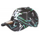 Casquette NY Verte et Noire Look Fun Streetwear Baseball Larsy CASQUETTES Hip Hop Honour