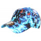 Casquette Tête de Mort Bleue Print Original NY Baseball Skull CASQUETTES Hip Hop Honour