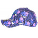 Casquette Enfant Rose et Violette Diablotins Fire NY de 7 a 11 ans Casquette Enfant Hip Hop Honour