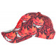 Casquette Enfant Rouge Orange Originale Diablotins Fire NY de 7 a 11 ans Casquette Enfant Hip Hop Honour