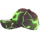 Casquette Enfant Vert Fluo et Noire Originale Badyx NY Baseball de 7 à 12 ans Casquette Enfant Hip Hop Honour