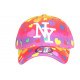 Casquette Enfant Orange et Rose Coeur Originale Lovely de 7 a 12 ans Casquette Enfant Hip Hop Honour