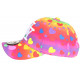 Casquette Enfant Orange et Rose Coeur Originale Lovely de 7 a 12 ans Casquette Enfant Hip Hop Honour