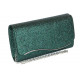 Pochette Femme Verte Brillante Mariage Soiree Jollia Pochette cérémonie Nyls Création