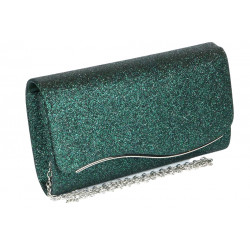 Pochette Femme Verte Brillante Mariage Soiree Jollia Pochette cérémonie Nyls Création