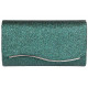 Pochette Femme Verte Brillante Mariage Soiree Jollia Pochette cérémonie Nyls Création