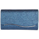 Pochette Femme Bleue Brillante Mariage Soiree Jollia Pochette cérémonie Nyls Création