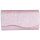 Pochette Femme Rose Brillante Mariage Soiree Jollia Pochette cérémonie Nyls Création