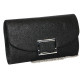 Grande Pochette Femme Noire Brillante Mariage Soiree Jolya Pochette cérémonie Nyls Création