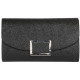 Grande Pochette Femme Noire Brillante Mariage Soiree Jolya Pochette cérémonie Nyls Création