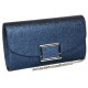 Grande Pochette Femme Bleue Brillante Mariage Soiree Jolya Pochette cérémonie Nyls Création