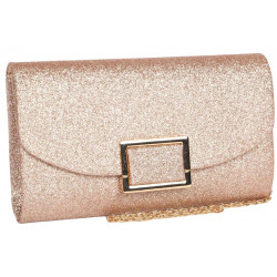 Grande Pochette Femme Doree Champagne Sac Soiree Mariage Jolya Pochette cérémonie Nyls Création