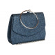 Sac de soiree Bleu Brillant Pochette femme Soiree Mariage Botya Pochette cérémonie Nyls Création