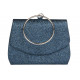 Sac de soiree Bleu Brillant Pochette femme Soiree Mariage Botya Pochette cérémonie Nyls Création