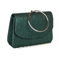 Sac de soiree Vert Brillant Pochette femme Soiree Mariage Botya Pochette cérémonie Nyls Création