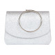 Sac de soiree Gris Argent Pochette femme Soiree Mariage Botya Pochette cérémonie Nyls Création