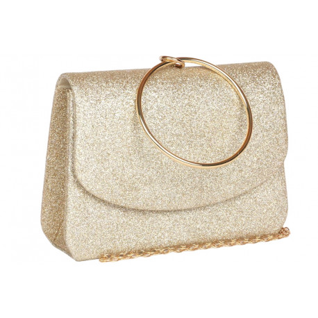 Sac de soiree Dore Gold Pochette femme Soiree Mariage Botya Pochette cérémonie Nyls Création