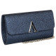 Pochette Femme Bleue Brillante Mariage Sac Soiree Marine Jolya Pochette cérémonie Nyls Création