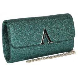 Pochette Femme Verte Brillante Mariage Sac Soiree Sapin Jolya Pochette cérémonie Nyls Création