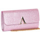 Pochette Femme Rose Brillante Mariage Sac Soiree Paillettes Jolya Pochette cérémonie Nyls Création