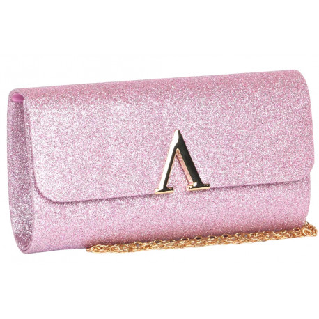 Pochette Femme Rose Brillante Mariage Sac Soiree Paillettes Jolya Pochette cérémonie Nyls Création