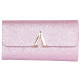 Pochette Femme Rose Brillante Mariage Sac Soiree Paillettes Jolya Pochette cérémonie Nyls Création