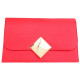 Pochette Femme Rouge en Satin Mariage Sac Soiree Cérémonie Bellya Pochette cérémonie Nyls Création