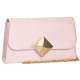 Pochette Femme Rose en Satin Mariage Sac Soiree Cérémonie Bellya Pochette cérémonie Nyls Création