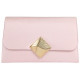 Pochette Femme Rose en Satin Mariage Sac Soiree Cérémonie Bellya Pochette cérémonie Nyls Création