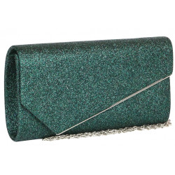 Pochette Femme Verte Paillettes Sac Soiree Mariage Charmy Pochette cérémonie Nyls Création