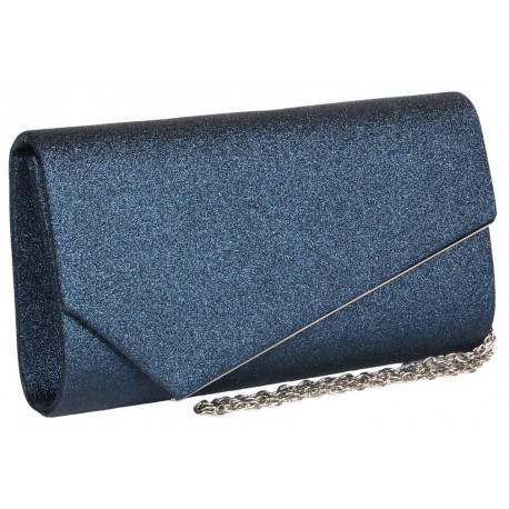 Pochette Femme Bleue Paillettes Sac Soiree Marine Charmy Pochette cérémonie Nyls Création