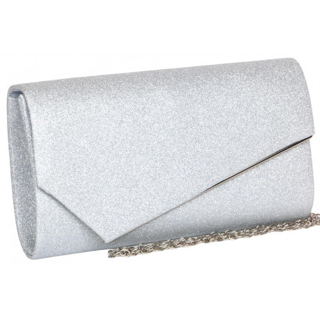 Pochette Femme Argent Paillettes Sac Soiree Gris Mariage Charmy Pochette cérémonie Nyls Création