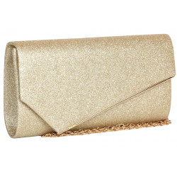 Pochette Femme Gold Paillettes Sac Soiree Dore Mariage Charmy Pochette cérémonie Nyls Création