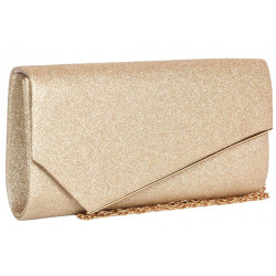 Pochette Femme Champagne Paillettes Sac Soiree Dore Mariage Charmy Pochette cérémonie Nyls Création